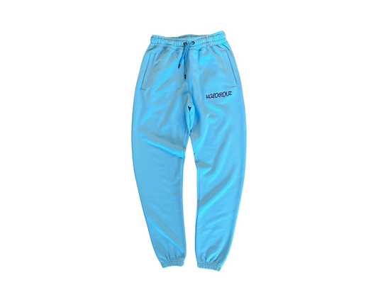 Peacock Blue & Grape Valorouz Sweatpants